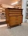 Vintage Mid Century Modern Five Drawer Solid Walnut Dresser by Kent Coffey Foreteller Line
