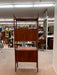 Vintage Mid Century Modern Free Standing Room Divider Wall Unit Cabinet with 3-Drawers and Finished Back