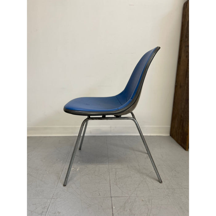 Vintage Mid Century Modern Herman Miller Blue Chair
