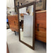 Vintage Mid Century Modern Mirror With Walnut Tone Framing