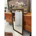 Vintage Mid Century Modern Mirror With Walnut Tone Framing