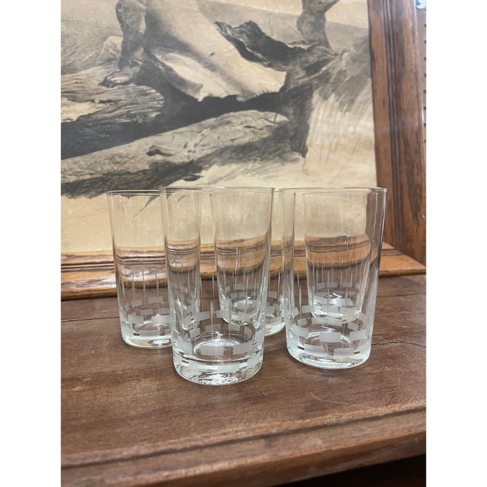 Vintage Mid Century Modern Nine Piece Drink Ware Set kit