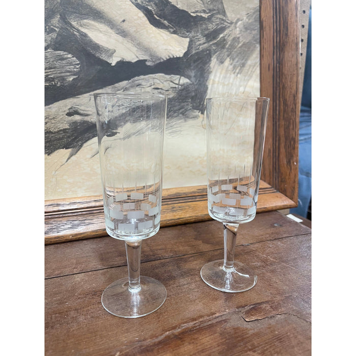 Vintage Mid Century Modern Nine Piece Drink Ware Set kit