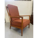 Vintage Mid Century Modern Oak Lounge Chair by Jack Van Dre Molen