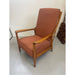 Vintage Mid Century Modern Oak Lounge Chair by Jack Van Dre Molen