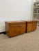 Vintage Mid Century Modern Olive Burl End Table Set by Milo Baughman for Lane