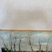 Vintage Mid Century Modern Signed Scenic Forest Nature Painting on Canvas.
