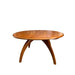 Vintage Mid Century Modern Solid Maple Wood Coffee Table by Heywood Wakefield With Lazy Susan Top