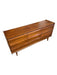 Vintage Mid Century Modern Solid Walnut 9 Drawer Dresser by Lane First Edition
