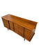 Vintage Mid Century Modern Solid Walnut 9 Drawer Dresser by United Furniture Dovetailed Drawers