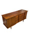 Vintage Mid Century Modern Solid Walnut 9 Drawer Dresser by United Furniture Dovetailed Drawers