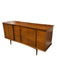 Vintage Mid Century Modern Solid Walnut 9 Drawer Dresser by United Furniture Dovetailed Drawers