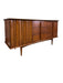 Vintage Mid Century Modern Solid Walnut 9 Drawer Dresser by United Furniture Dovetailed Drawers
