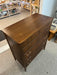 Vintage Mid Century Modern Solid Walnut Dresser Set Dovetailed by Broyhill Saga Line and Signature Star Pattern