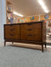 Vintage Mid Century Modern Solid Walnut Dresser and End Table Set Dovetailed Drawers by United Furniture