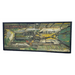 Vintage Mid Century Modern Style Framed Painting on Canvas