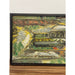 Vintage Mid Century Modern Style Framed Painting on Canvas