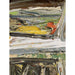 Vintage Mid Century Modern Style Framed Painting on Canvas