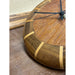 Vintage Mid Century Modern Style Wooden Wall Clock