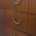Vintage Mid Century Modern Tall Chest of Drawers Dresser by Meredew Uk Import.