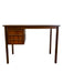 Vintage Mid-Century Modern Teak Desk with Sculpted Handles and Dovetailed Drawers, Made in Denmark ( Available by online purchase only )
