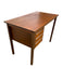 Vintage Mid-Century Modern Teak Desk with Sculpted Handles and Dovetailed Drawers, Made in Denmark ( Available by online purchase only )