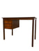 Vintage Mid-Century Modern Teak Desk with Sculpted Handles and Dovetailed Drawers, Made in Denmark ( Available by online purchase only )