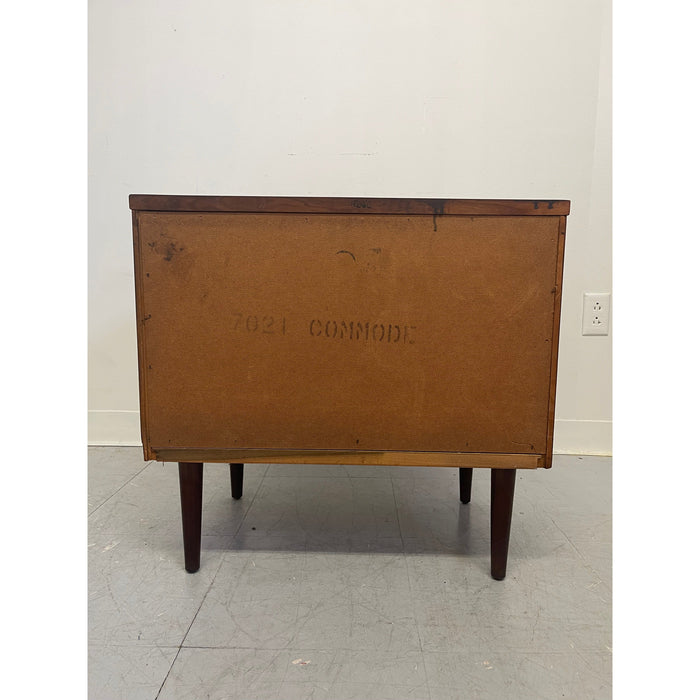 Vintage Mid Century Modern Three Drawer Nightstand by Dixie Furniture