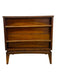 Vintage Mid Century Modern Two-Drawer End table Night Stand with Sculpted Handles