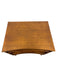 Vintage Mid Century Modern Two-Drawer End table Night Stand with Sculpted Handles