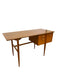 Vintage Mid Century Modern Walnut Desk in Style of Drexel Declaration by Kipp Stewart