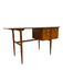 Vintage Mid Century Modern Walnut Desk in Style of Drexel Declaration by Kipp Stewart