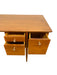 Vintage Mid Century Modern Walnut Desk in Style of Drexel Declaration by Kipp Stewart