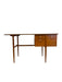 Vintage Mid Century Modern Walnut Desk in Style of Drexel Declaration by Kipp Stewart