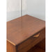 Vintage Mid Century Modern Walnut End Table Set Dovetail Drawers by Lane