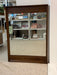 Vintage Mid Century Modern Walnut Wood Mirror by Stanley Furniture