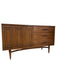 Vintage Mid Century Modern Walnut and Pecan credenza Broyhill Premier Line Sculptra Collection Circa 1957 (Available by Online Purchase Only)