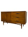 Vintage Mid Century Modern Walnut and Pecan credenza Broyhill Premier Line Sculptra Collection Circa 1957 (Available by Online Purchase Only)