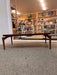 Vintage Mid Century Modern WalnutCoffee Table with Rocket Legs Laminate Top