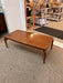 Vintage Mid Century Modern WalnutCoffee Table with Rocket Legs Laminate Top