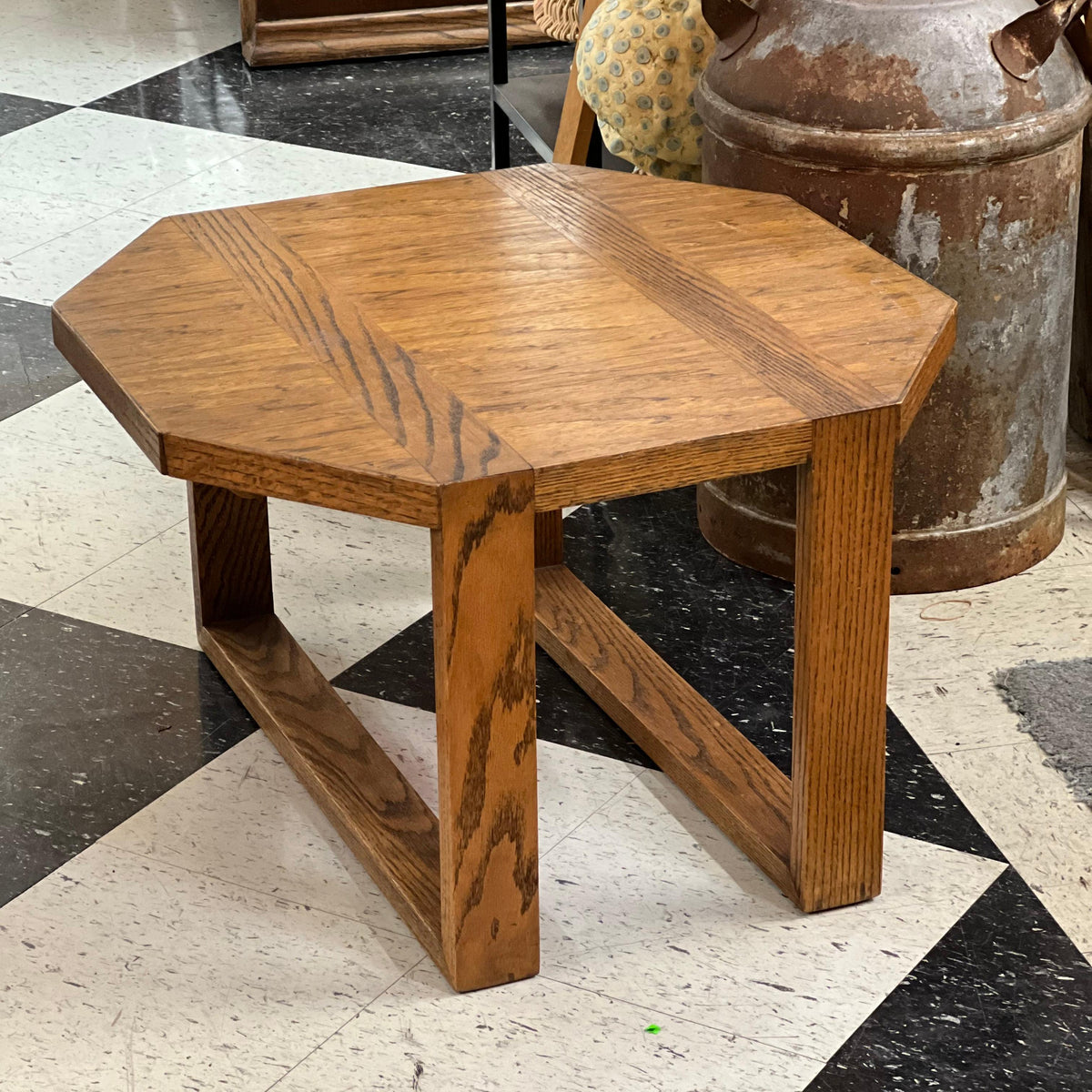 Vintage Mid Century Modern style wood Table. — Big Whale Consignment