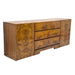 Vintage Milo Baughman for Lane Mid Century Modern Burlwood Lowboy Dresser 9 Drawers Dovetailed