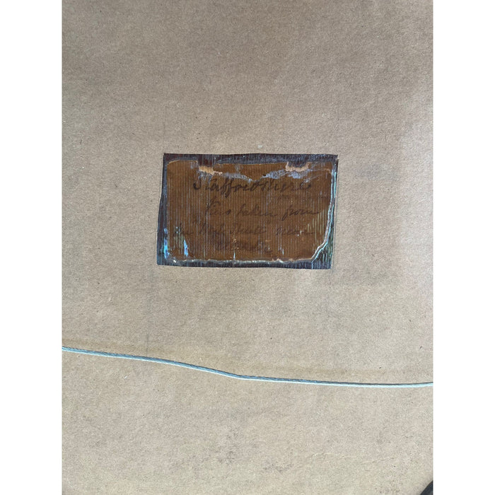 Vintage Oil on Board Framed Landscape Painting