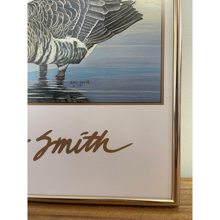 Vintage Oregon Waterfowl Print by Dorathy Smith.