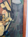 Vintage Original Framed and Signed Abstract Mid Century Artwork.