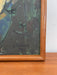 Vintage Original Framed and Signed Abstract Mid Century Artwork.