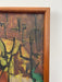 Vintage Original Framed and Signed Abstract Mid Century Artwork.