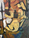 Vintage Original Framed and Signed Abstract Mid Century Artwork.