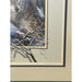 Vintage Original Framed and Signed Art Print Titled “ Wolf Lone Watcher “