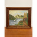 Vintage Original Framed and Signed Lakeside Landscape Artwork